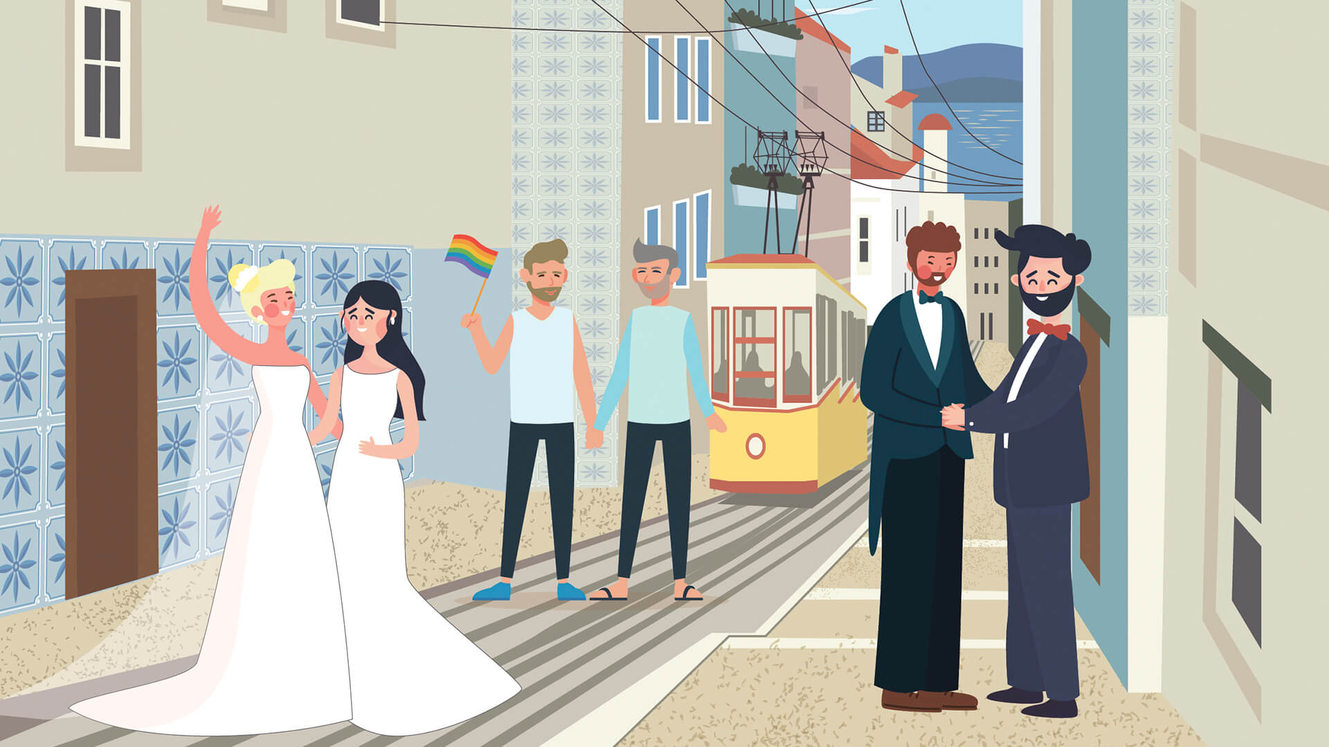 Однополый брак в Португалии самостоятельно